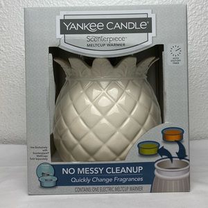 NEW Yankee Candle Scenterpiece pineapple with timer easy melt cup warmer